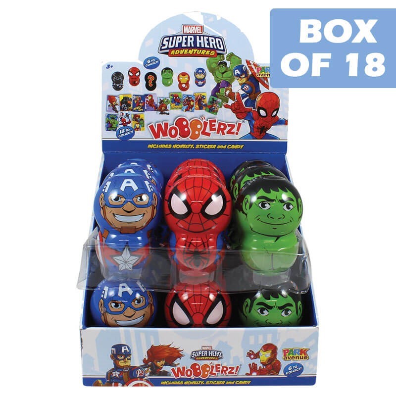 Avengers Candy Collection Wobblerz 10g  18 Pack