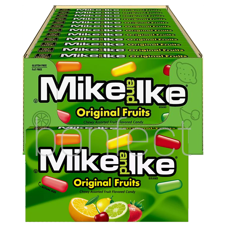 Mike N Ike Original Movie Theater Box 120g  12 Pack