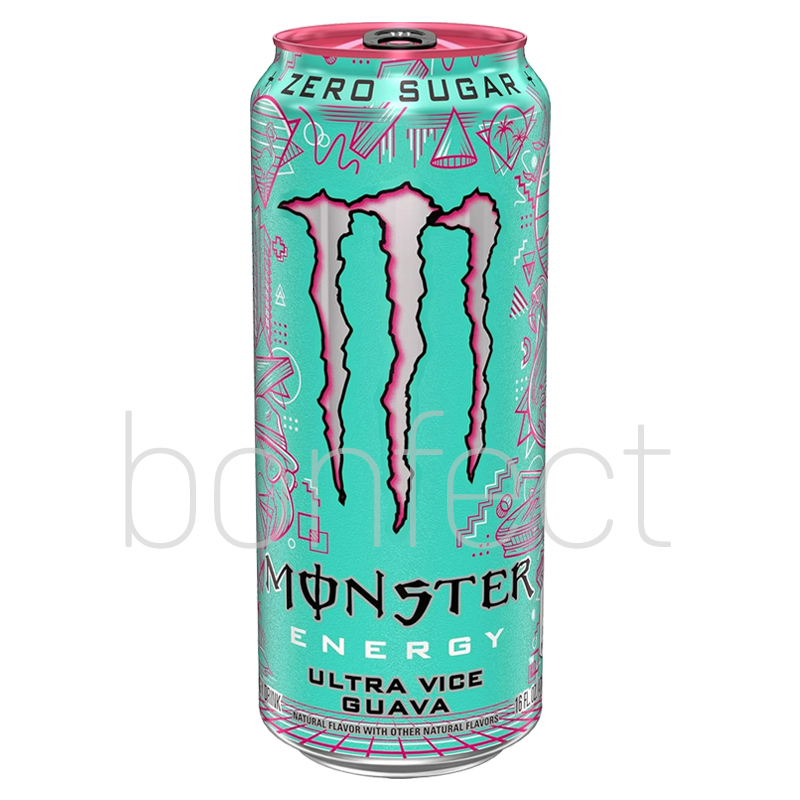 Monster Ultra Vice Guava Energy Drink 473ml  24 Pack