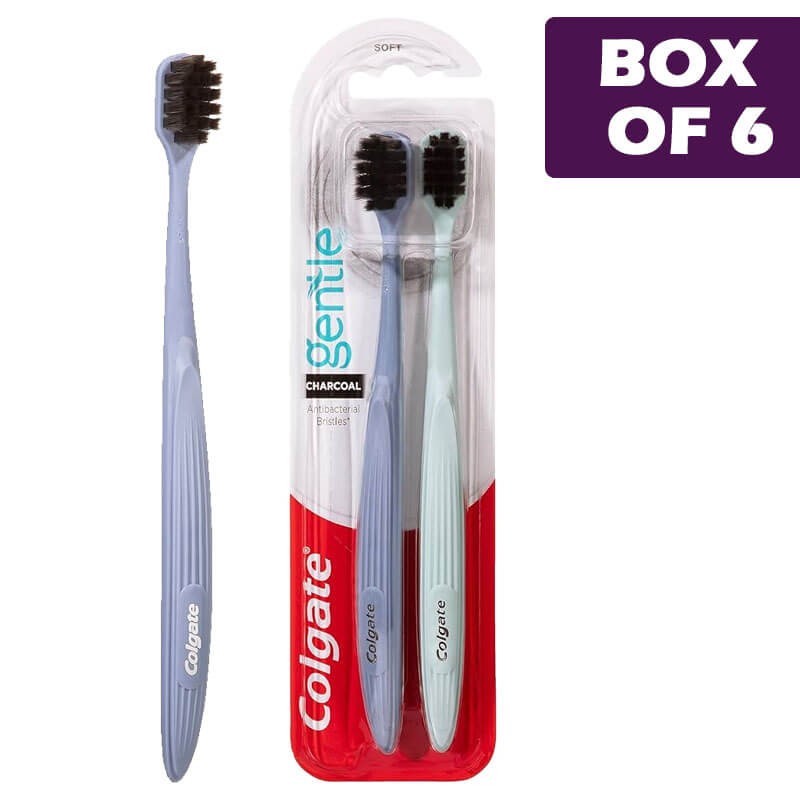 Colgate Gentle Charcoal Toothbrush 6 Pack