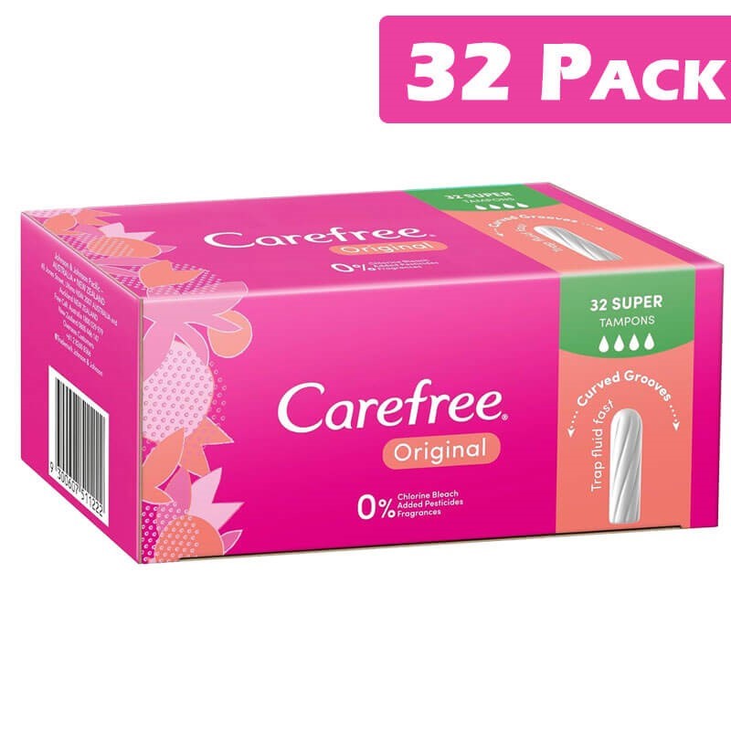 Carefree Original 32 Super Tampons