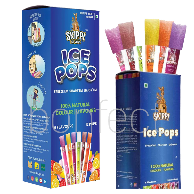 Skippi Ice Pops Blue 70ml  12 Pack