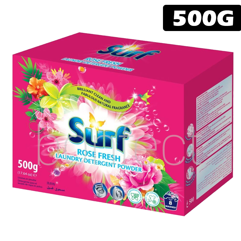 Surf Laundry Detergent Powder Rose Fresh Box 500g