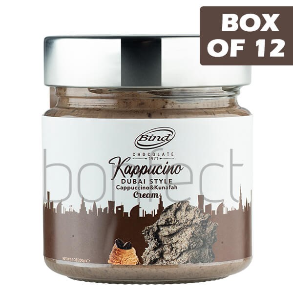 Dubai Chocolate Spread  Cappuccion 200g  12 Pack