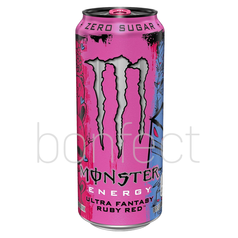 Monster Ultra Fantasy Ruby Red Energy Drink 473ml  12 Pack