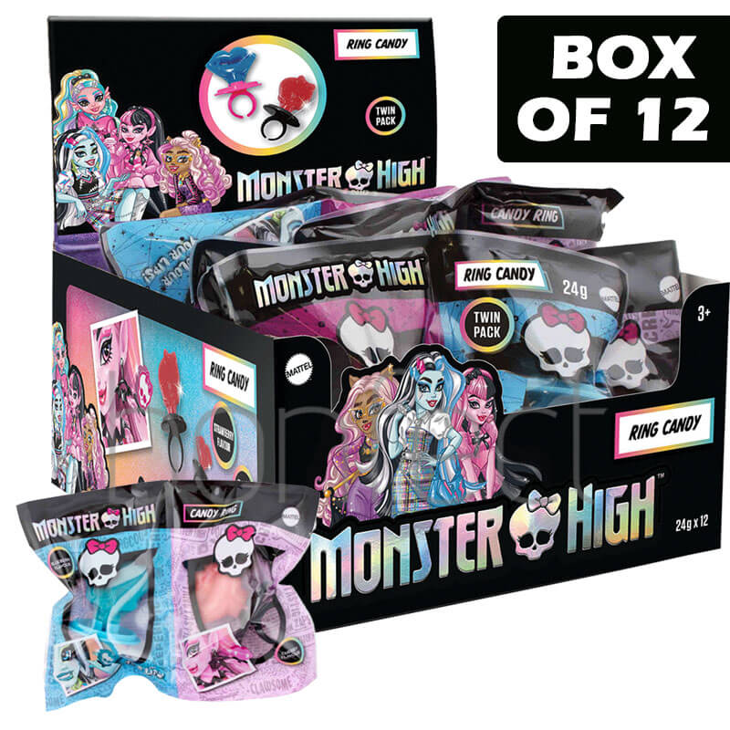 Monster High Ring Candy Twin 24g  12 Pack