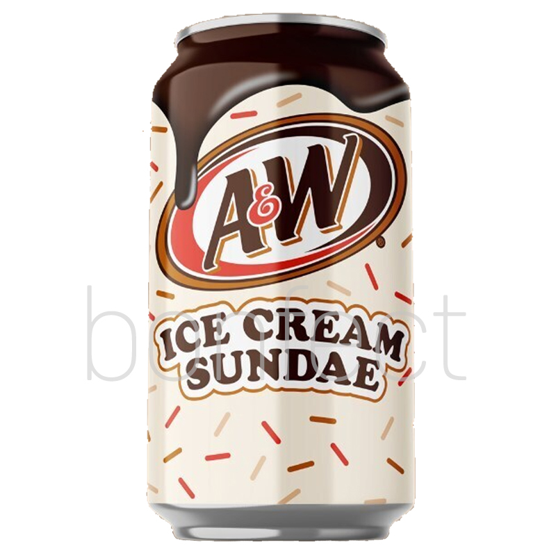 AW Ice Cream Sundae Soda Can 355ml  12 Pack
