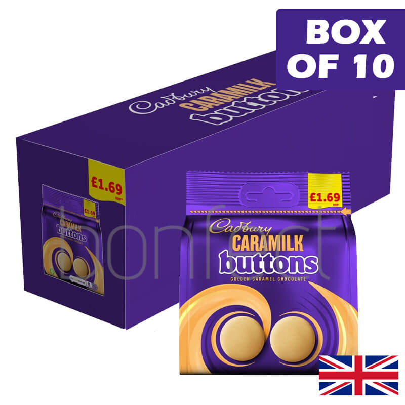 Cadbury Caramilk Buttons Bags 85g  10 Pack