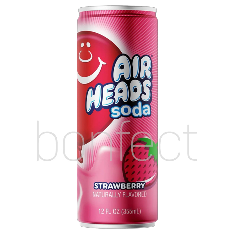 Airhead Soda Strawberry 355ml  12 Pack