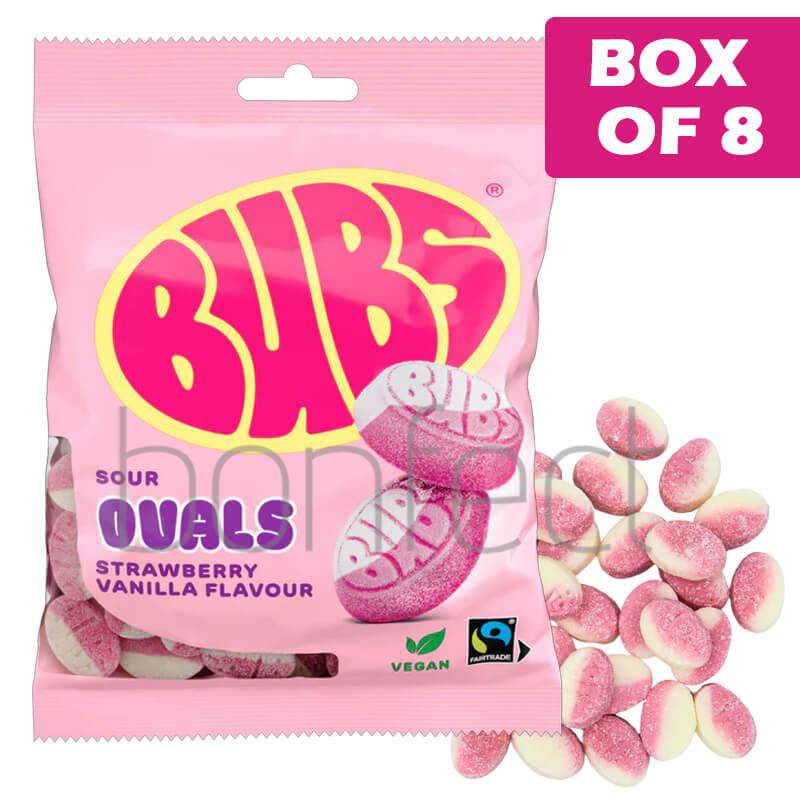 BUBS Strawberry  Vanilla Bag 156g  8 Pack