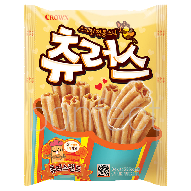 Crown Churroz Snack Original Flavour 84g  16 Pack