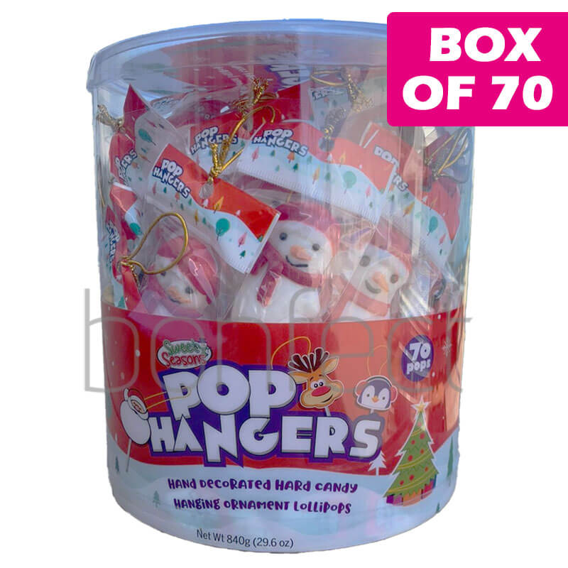 Big Bang Christmas lollipop Pop Hangers 12g  70 Pack