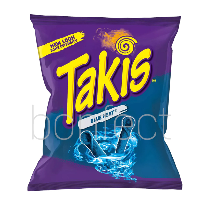 Barcel Takis Blue Heat Hot Chilli Pepper Tortilla Chips 92g  6 Pack