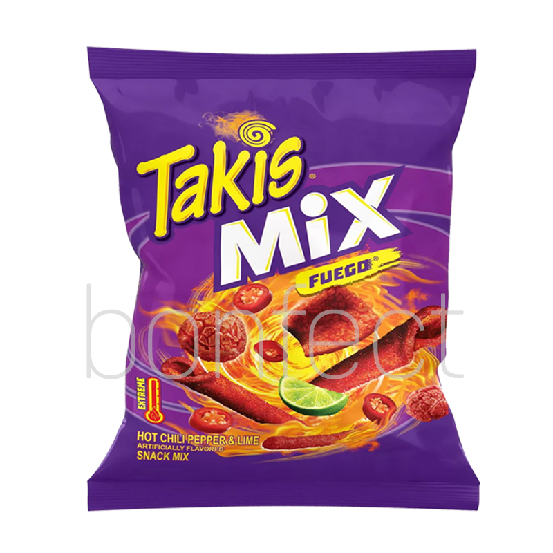 Barcel Takis Mix Fuego Hot Chilli Pepper Lime Tortilla Chips 71g  20 Pack