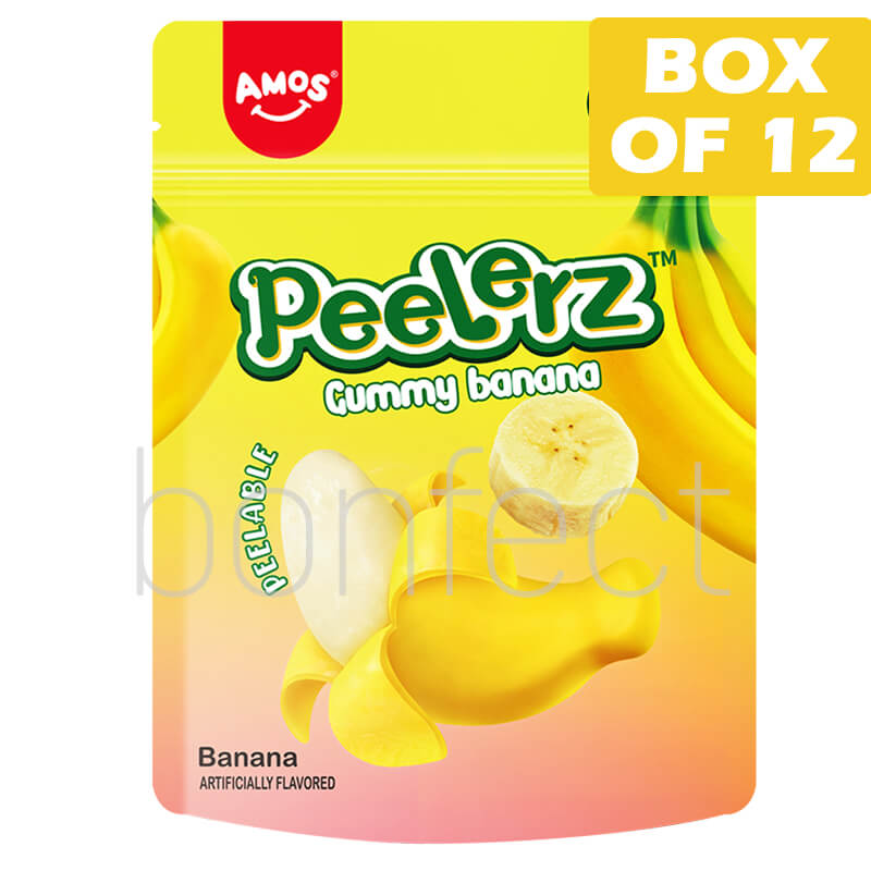 Amos Peelerz Banana Bag 150g  12 Pack