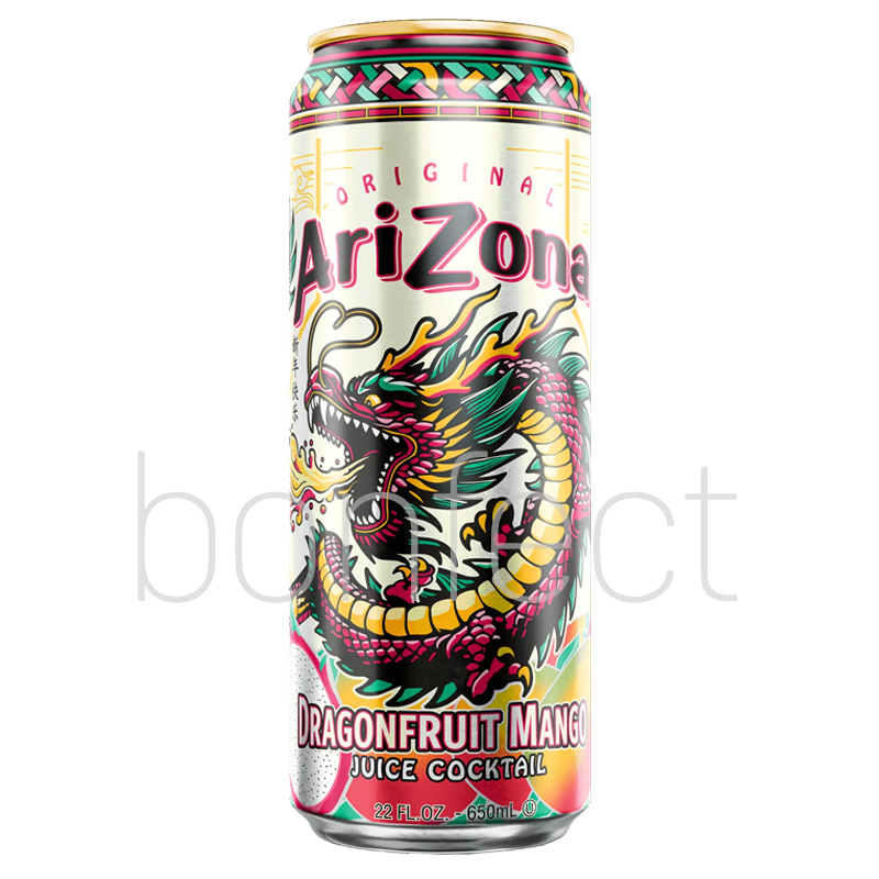 Arizona 650ml Can Dragonfruit Mango Juice Cocktail  24 Pack