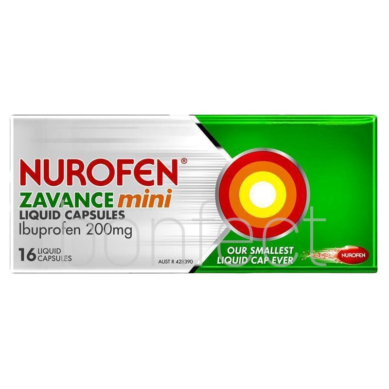 Nurofen Zavance 16 Mini Liquid Capsules