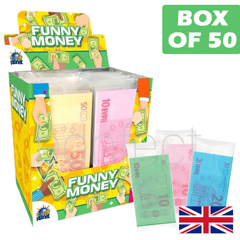 Funny Money Edible Wafer Papers Euro 8g  50 Pack