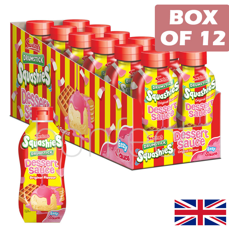 Swizzels Squashies Drumstick Dessert Sauce Original 325g  12 Pack