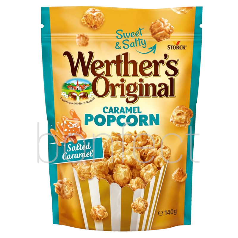 Werthers Original Salted Caramel Popcorn 140g  12 Pack