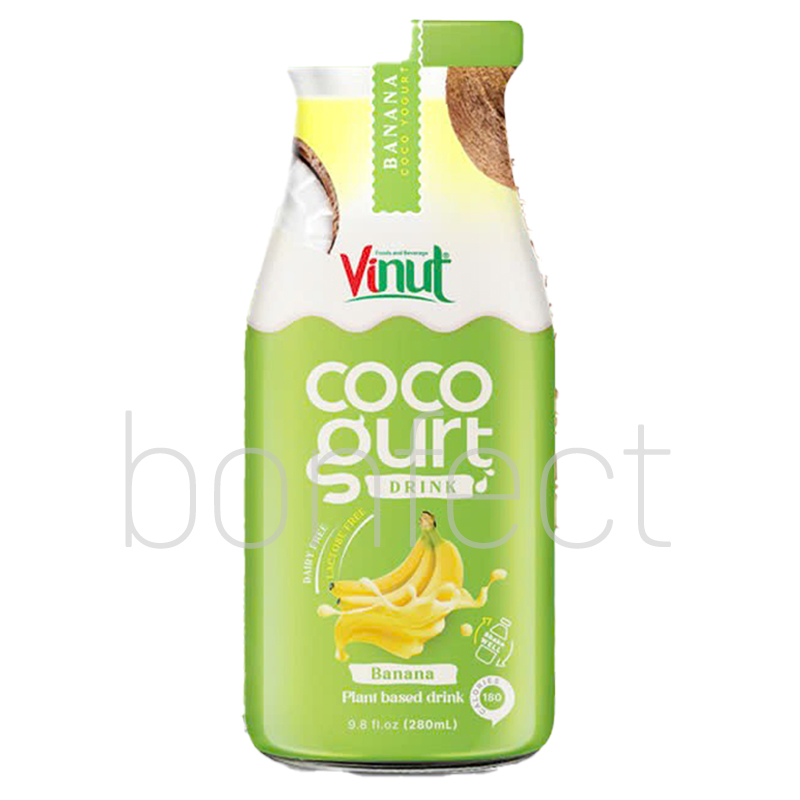 Vinut Cocogurt Water Banana 280ml  24 Pack