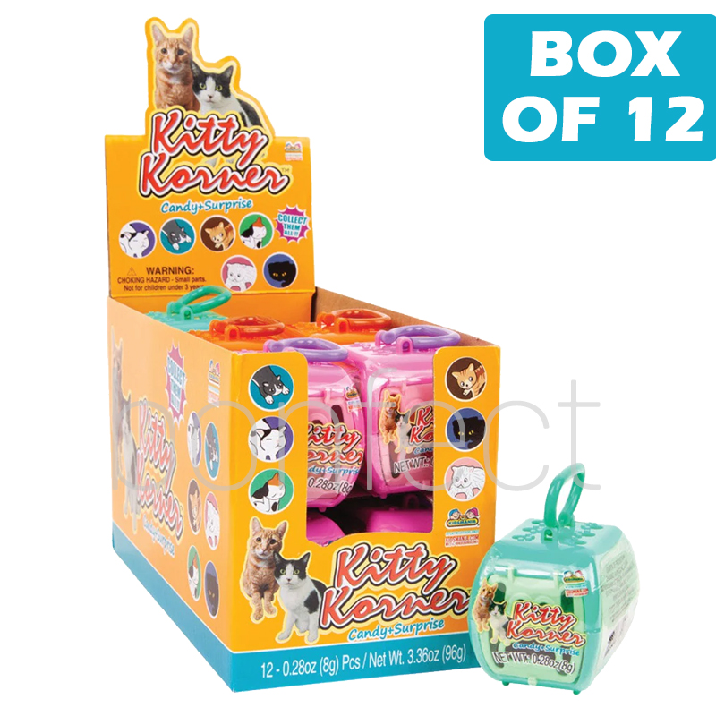 Kidsmania Kitty Korner Candy 8g  12 Pack