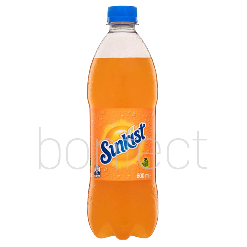 Sunkist Orange Bottle 600ml  24 Pack