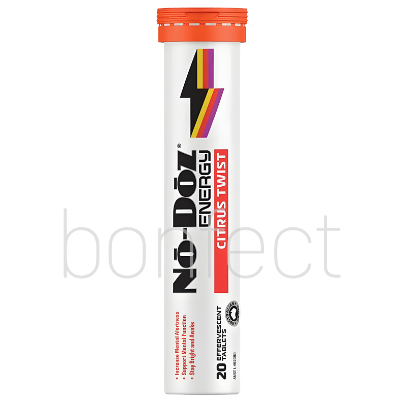 NoDoz Energy Citrus Twist 20 Effervescent Tablets