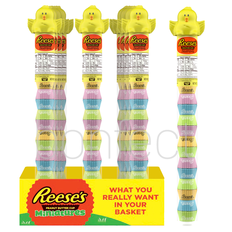Reeses Candy Cane Filled With Miniature 61g  12 Pack