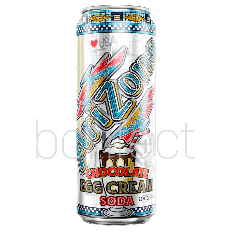 Arizona 650ml Can Chocolate Egg Cream Soda  24 Pack